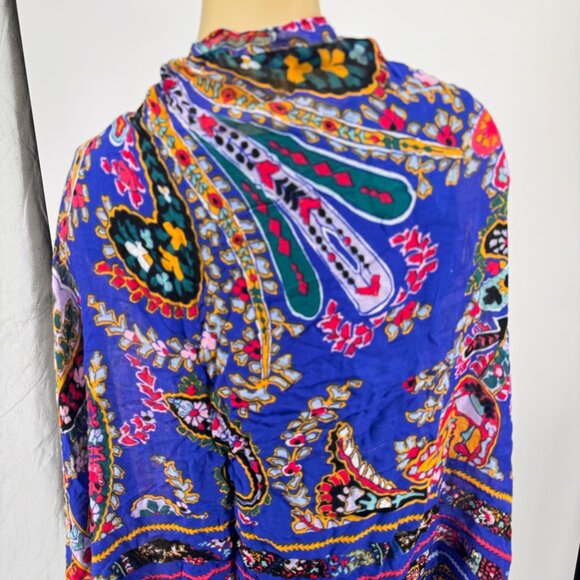 Vera Bradley Womens Colorful Paisley Pattern Scarf Shawl Wrap - Picture 9 of 10